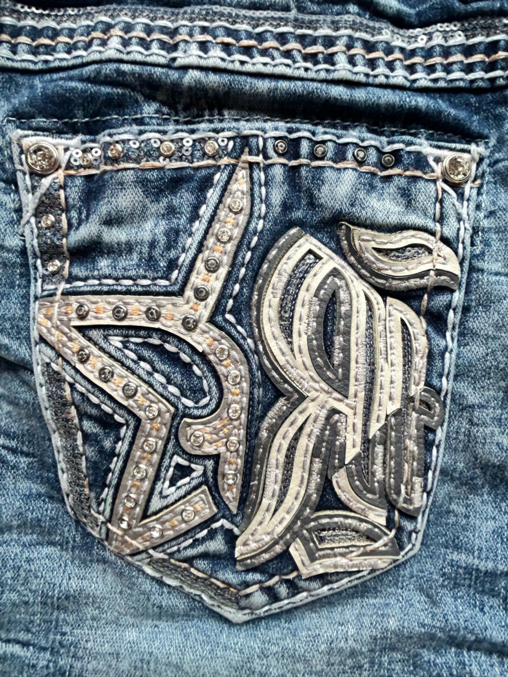 Rock Revival Curvy High Rise Short - Picture 2 of 4